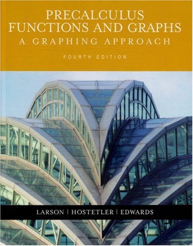Pre-Owned Precalculus Functions and Graphs: A Graphing Approach ...