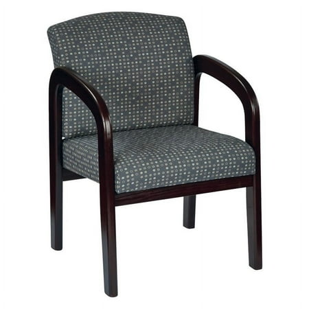UPC: 0090234222545 | Office Star Products Fabric Mahogany Finish Wood Visitor Chair