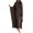 Brown, variant on Women's Round Neck Maxi Dress with Flowing Cape Sleeves 100% Polyester Elegant Floor Length Chic Dress for Evening Wear