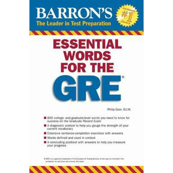 Pre-Owned Essential Words for the GRE (Paperback) 1438002211 9781438002217