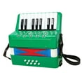 thumbnail image 3 of 17 Keys 8 Bass Piano Accordion Kids Accordion Toy for Beginner Kids Children Green, 3 of 8
