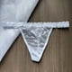 thumbnail image 3 of Tanga con letras de cristal y nombre personalizado, bragas de Bikini de encaje, Tanga de cintura baja, joyería corporal Sexy para regalo de esposa, 3 of 5