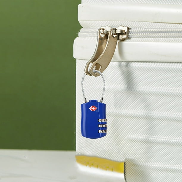 Candado de Combinación de Aleación de Aluminio para Mochilas y Equipaje