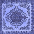 thumbnail image 1 of Ahgly Company Indoor Square Oriental Blue Industrial Area Rugs, 8' Square, 1 of 4
