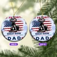 thumbnail image 2 of My Favorite Great Dane Calls Me Dad. Happy Father's Day Ceramic Round Ornament Danes Dog Lover Gifts Home Tree Decor - 00005, 2 of 5