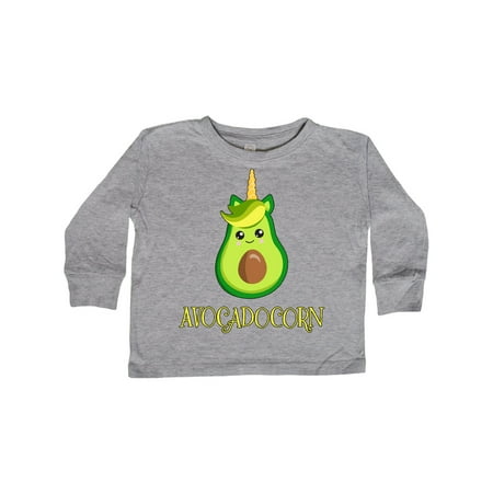 

Inktastic Avocadocorn Avocado with Unicorn Horn and Ears Gift Toddler Boy or Toddler Girl Long Sleeve T-Shirt
