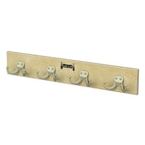 Wall Mount Coat Rail - 4 Hooks