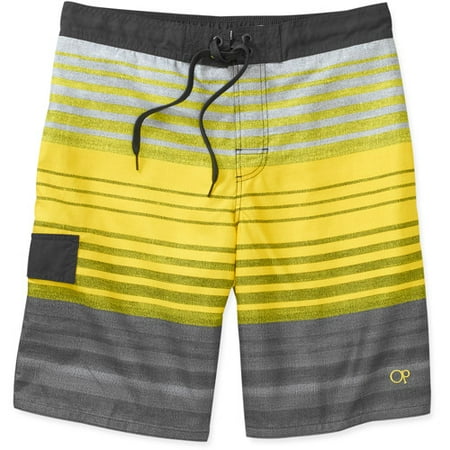 Op Big Men's Texture Color Block Eboard Boardshort