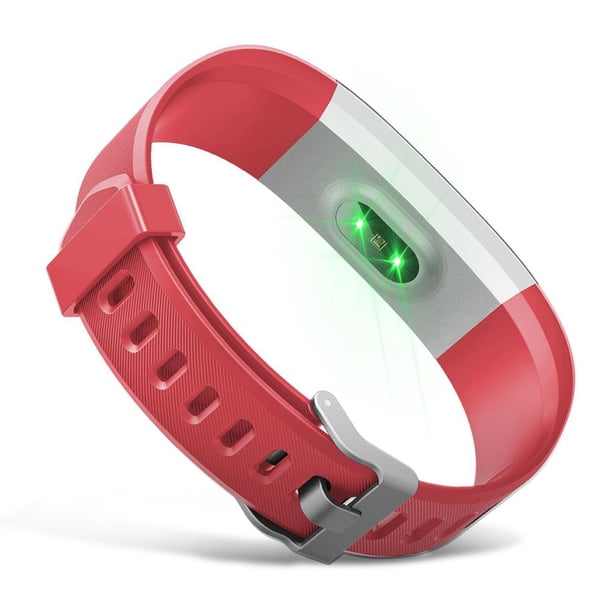 Correa de repuesto para reloj inteligente ID115Plus HR de 20 mm, correa de silicona, color rojo