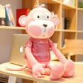 thumbnail image 1 of Large Monkey Stuffed Animal Plush Monkey Toy for Children(Pink,50cm), 1 of 5