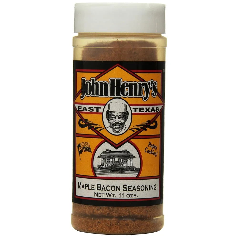 John Henry’s Maple Bacon Seasoning – Sweet and Savory Blend of Maple and Smoky Bacon Flavor for Grilling, Roasting, and Everyday Cooking – Perfect for Meats, Vegetables, and Breakfast Dishes