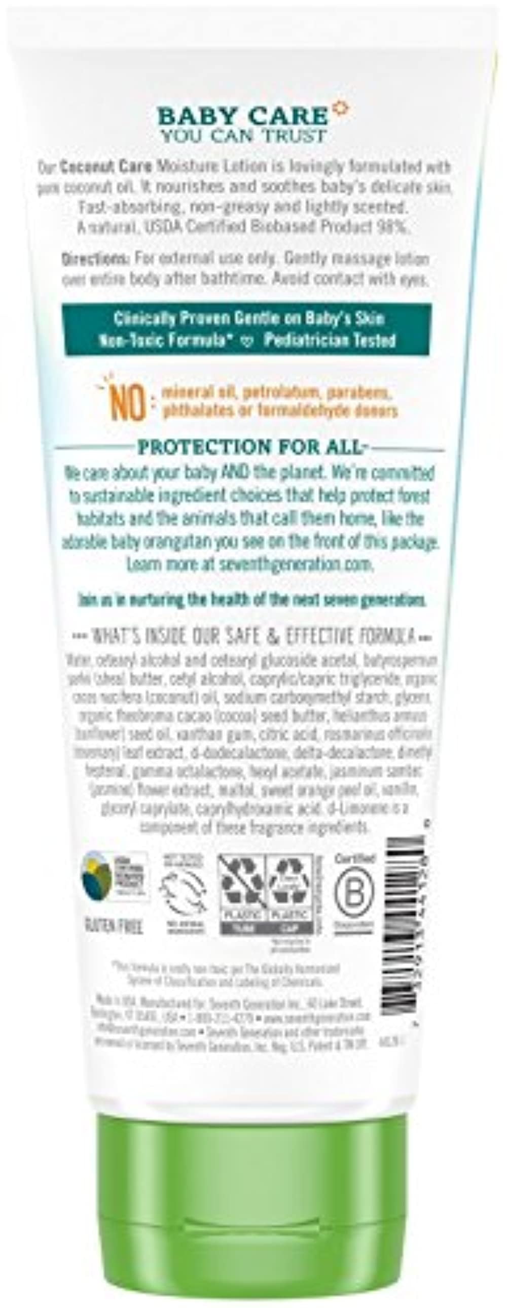 seventh generation coconut care lotion