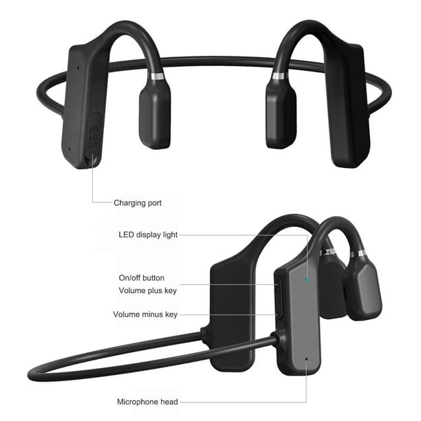 Generic Écouteurs sans fil Bluetooth 5.0 à Conduction osseuse