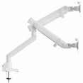 thumbnail image 2 of Amer Mounts Hydra HYDRA2B-W Mounting Arm for Flat Panel Display, Curved Screen Display, Monitor - White, 2 of 6
