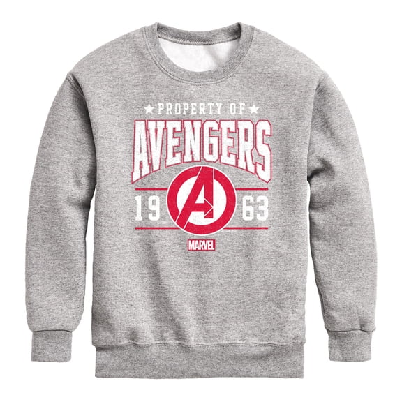 Avengers - Property - Youth Boys Crew Fleece Sweatshirt
