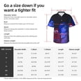 thumbnail image 5 of Lsque inside out 2 Pattern Hawaiian Shirt for Men Unisex Summer Beach Casual Short Sleeve Cotton Linen Button Down Shirts-Medium, 5 of 6