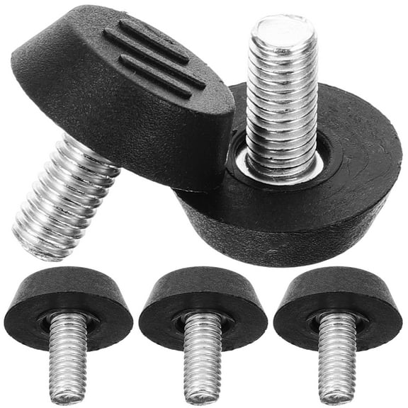 50 Pcs Furniture Mat Table Feet Pads Chairs Foot Pouffe Black