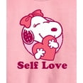 thumbnail image 2 of Peanuts - Self Love Belle - Toddler And Youth Crew Fleece Sweatshirt, 2 of 5
