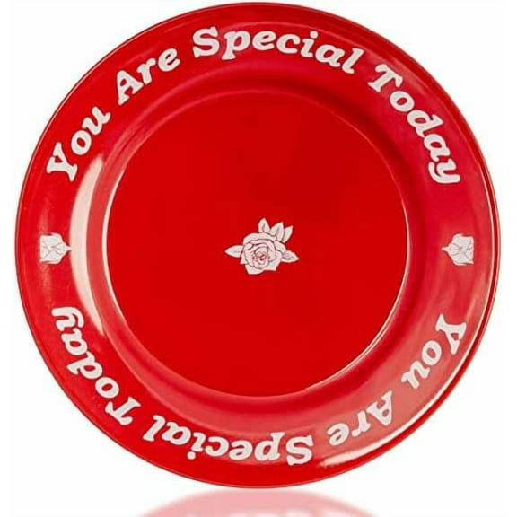 You Are Special Today Red Plate, Unique Ceramic Plate Gifts for Birthday, Wedding, Anniversary, Engagements, Holiday, Party, Graduations, Dinner, Celebration Occasions, Home Decor Keepsake, 10.5"