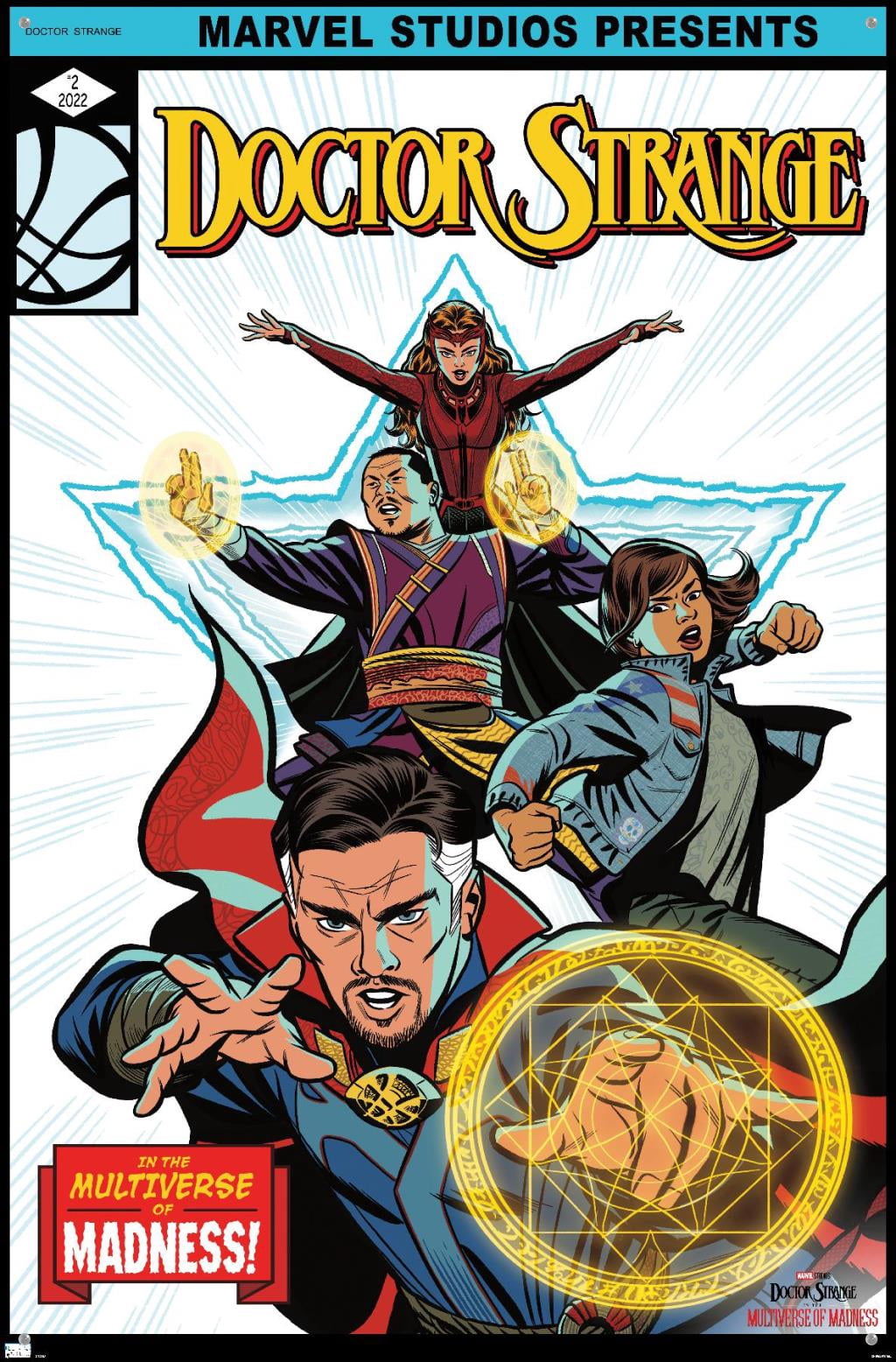Marvel Doctor Strange in the Multiverse of Madness - Pose Wall Poster with Pushpins, 22.375" x 34"