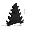 thumbnail image 3 of LEDMOMO Black Dumbbell Holder Rack Tree Leaf Shape Stable Weight Storage Organizer, 3 of 6
