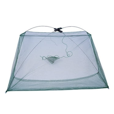 MISSMILE Minnow Net, Foldable Fine Mesh Crawfish Trap to Captures All Sizes of Fish,Portable Corrosion-Resistant Fishing Net Lightweight