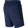 thumbnail image 2 of Nike Sportswear Tech Fleece Mens Shorts CU4503-410 Midnight Navy/Black, X-Small, 2 of 4