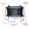 thumbnail image 2 of Sportspower BouncePro 14ft Trampoline Meets ASTM Safety Standards, Heavy-Duty Rust-Resistant Steel Frame, UV-Resistant Jump Mat, Safety Net & Basketball Hoop, 2 of 10