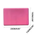 thumbnail image 3 of Lowest Price, High Density Non Slip Yoga Foam Brick For Body Stretching Pilates And Dance Supportive Eva Yoga Block For Enhanced Fitness And Flexibility|EVA,Hot Pink,PENDANEM, 3 of 4