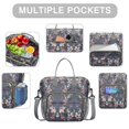 thumbnail image 2 of Pioneer Flower Floral Print Pattern Womens Lunch Box for Work,Insulated Large Lunch Bag for Tween and Teen,Loncheras Para Mujer,Leakproof Adult Lunch Bag for Work,Beach,Travel,Picnic,Camping, 2 of 7