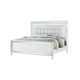 thumbnail image 2 of Sterling King 4 PC LED Bedroom set made with wood in White Color, 2 of 5