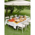 thumbnail image 3 of Outdoor Tablecloth with Umbrella Hole and Zipper, Thanksgiving Rectangle Table Cloth 52x70 Inch Waterproof Tablecloth, Fall Colorful Plaid Pumpkin Sunflower Leaf Picnic Table Cover for Patio Camping, 3 of 7