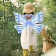 thumbnail image 1 of Alas de hadas Yinane de mariposa disfraz para niñas azul, 1 of 8