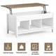 thumbnail image 5 of Mesa Baja Costway Mesa Centro Multifuncional Blanco 104,5 x 49 x 62,5 cm, 5 of 8