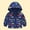 Yellow, variant on Lilgiuy Toddler Boys Girls Autumn Windbreaker Fashion Cute Cartoon Print Solid Long Sleeve Hooded Coat Jacket First Day of School Top Brown（2-7Years）