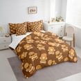 thumbnail image 3 of Manfei Cute Gingerbread Man Twin Bedding Sets 7-Piece, Western Christmas Bedding Comforter Set, Vintage Western Festival Reversible Sheet Sets, Ultra Soft Home Decor, 3 of 7
