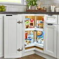 thumbnail image 4 of Rev-A-Shelf 32 Inch Lazy Susan Kidney Polymet 2-Shelf, White, 3472-32-11-52, 4 of 6