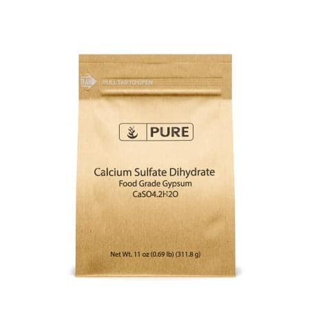 Pure Original Ingredients Calcium Sulfate 11 oz Baking, Water Treatment & Gardening