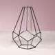 thumbnail image 3 of Florero , maceta de , terrario, soporte geométrico de Metal, florero de , Estilo 2 Negro Macarena jarrón hidropónico, 3 of 7