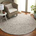 thumbnail image 2 of SAFAVIEH Ebony Ainslee Medallion Area Rug, Ivory/Grey, 6' x 6' Round, 2 of 10