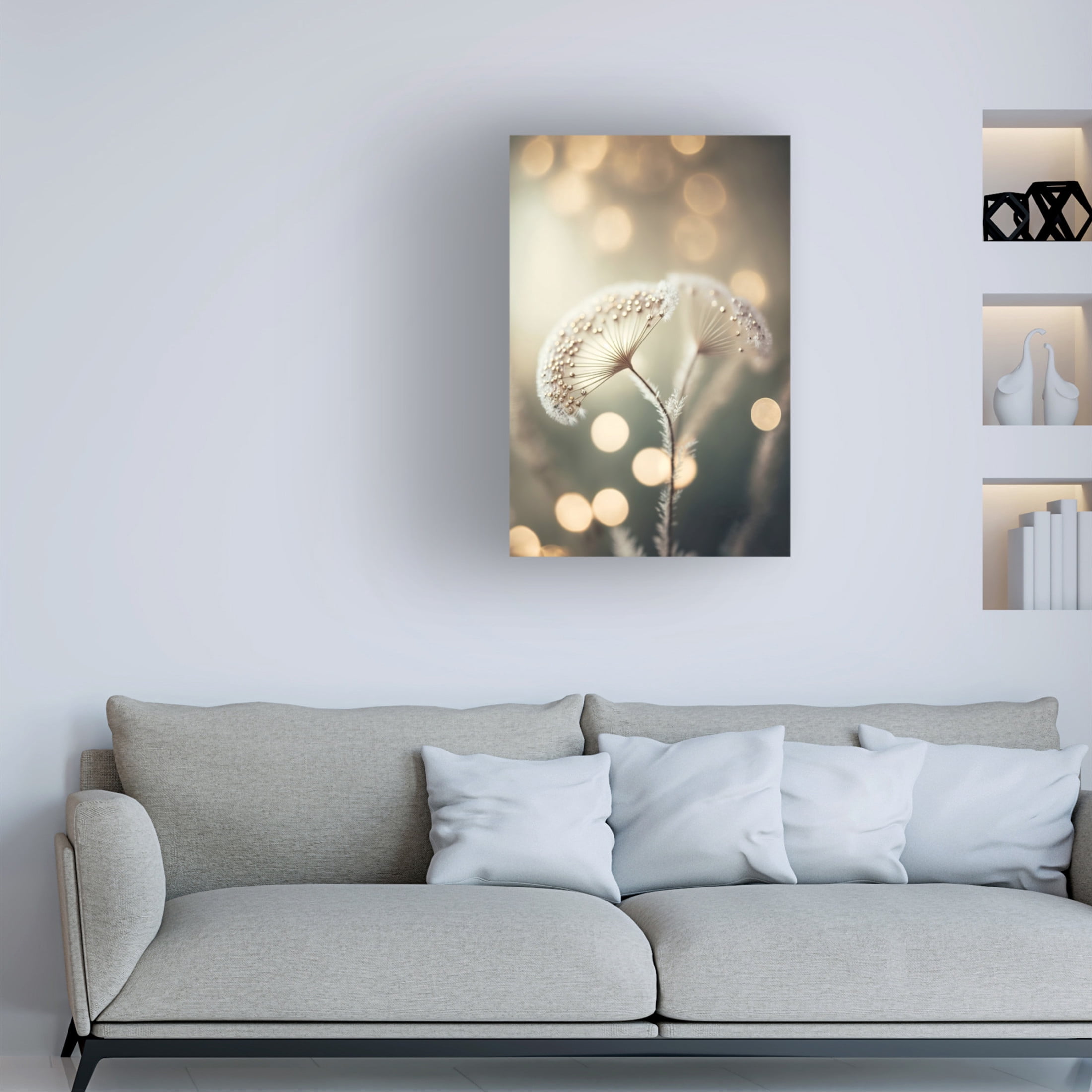 Canvas Wall Art - Treechild 'Golden Pearls' Wall Art for Living Room, Bedroom, or Office D?cor by Trademark Fine Art - 22 x 32 Inches