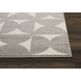 thumbnail image 4 of Nourison Harper Geometric Grey 8' x 10' Area Rug, (8x10), 4 of 6