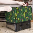 thumbnail image 7 of Balery Cactus 1 Pattern Oven Cover Kitchen Bread Machine Protector, 4 Slice Toaster Cover for Home, Anti Dust Fingerprint Coaster Cover, 7 of 7