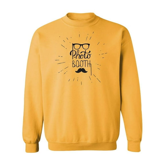 Photo Booth Design Sweatshirt Men -Image by Shutterstock, Male Small