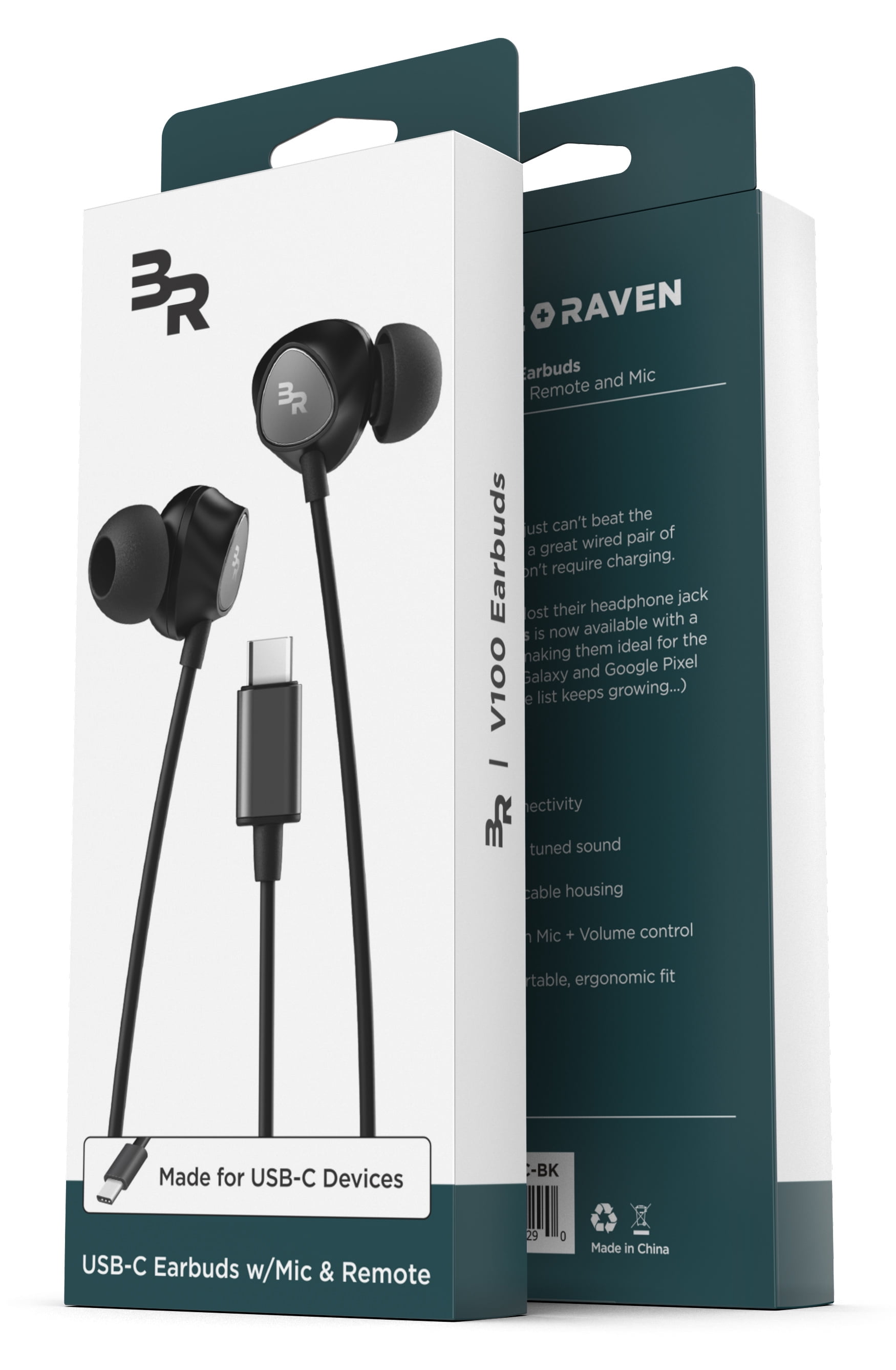 Thore Type C Headphones In Ear Wired USB C Earphones with