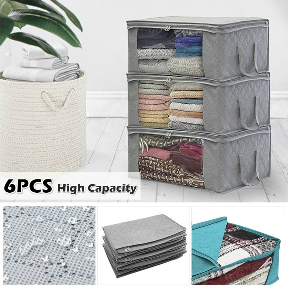 Foldable Home Closet Storage Bag Organizer Blanket Clothes Quilt Box Healthy 