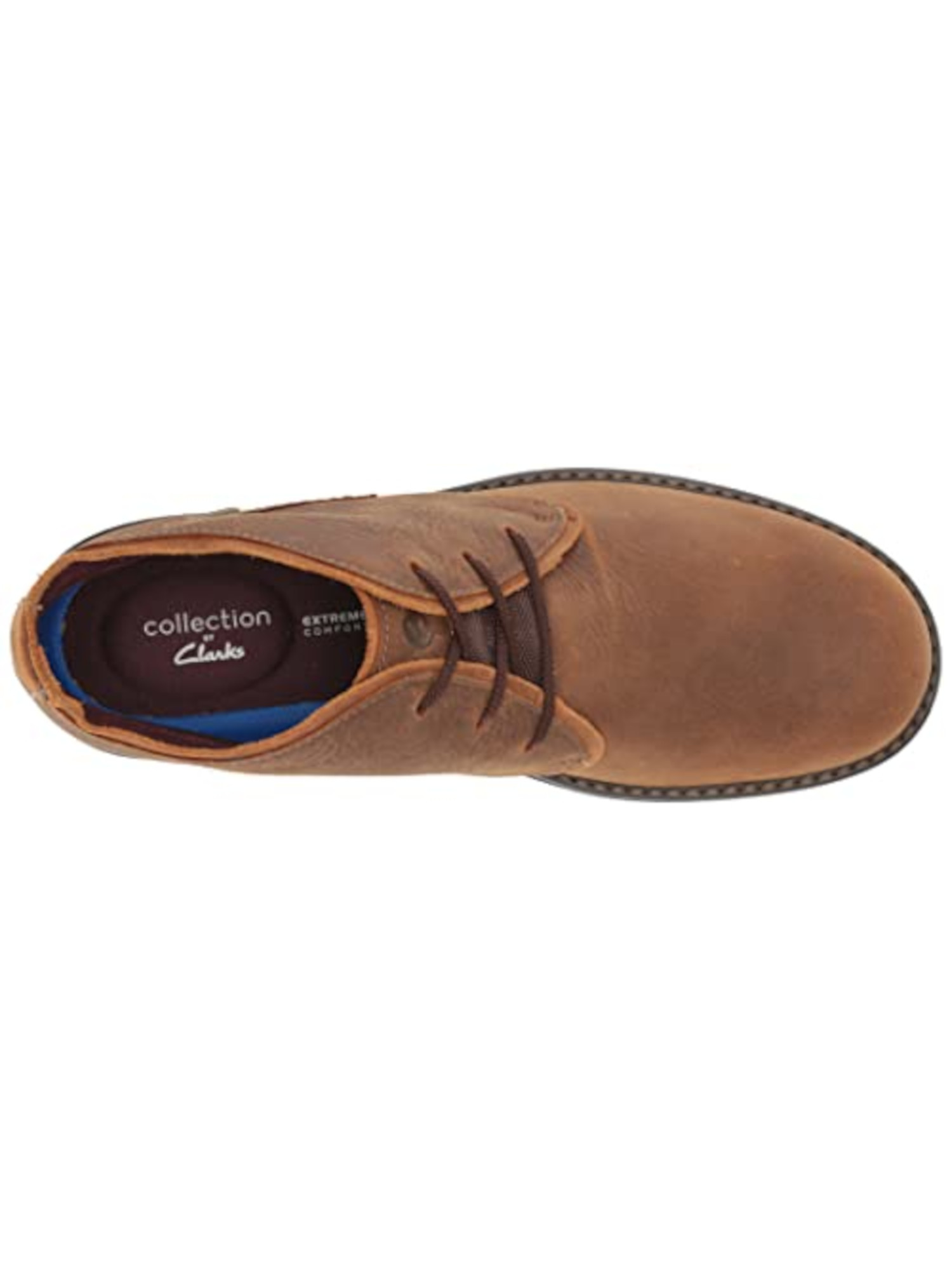 Men\'s Brown Leather Clarks Collection Boot - Classic Casual Lace-Up A modern chukka with classic Clarks character ? The Monahan  main image 3