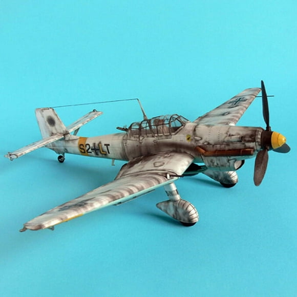 1 33 Germany Junkers Ju-87 D-3 Bomber Aircraft Plane DIY Paper Model Kit
