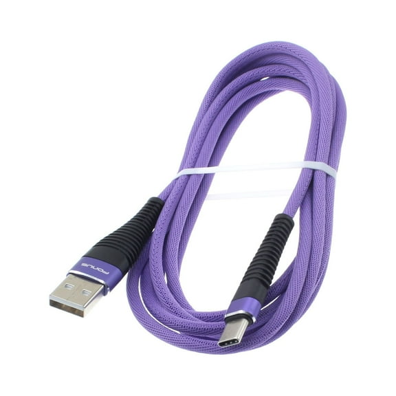 Purple 10ft Extra Long USB-C Cable for Samsung Galaxy A01 A10e A11 A21 A20 A50 A51 A71, S10/S20/S21/Plus/Ultra - Type-C Fast Charger Power Cord for Galaxy A02s A10e A10s A12 A20 A32 A42 A52 A72 5G