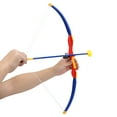 thumbnail image 1 of Children Archery Set Plastic Bow Soft Arrows Sport Shooting Toys with Score Target Quiver,, 1 of 5